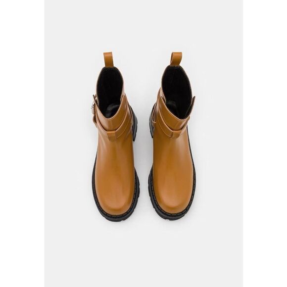 By Far Warner Peanut Butter Soft Semi boots Patent Leather  39 - Picture 5 of 6